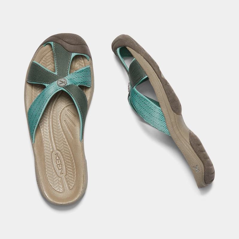 Sandalias Keen Bali Beach Closed-toe Para Mujer Verdes - Sandalias Keen Mexico (835047-DCZ)